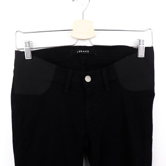 J Brand Mama‎ J Maternity Skinny Jeans Super Stretch Denim Hewson Black Wash 24 - Picture 6 of 11